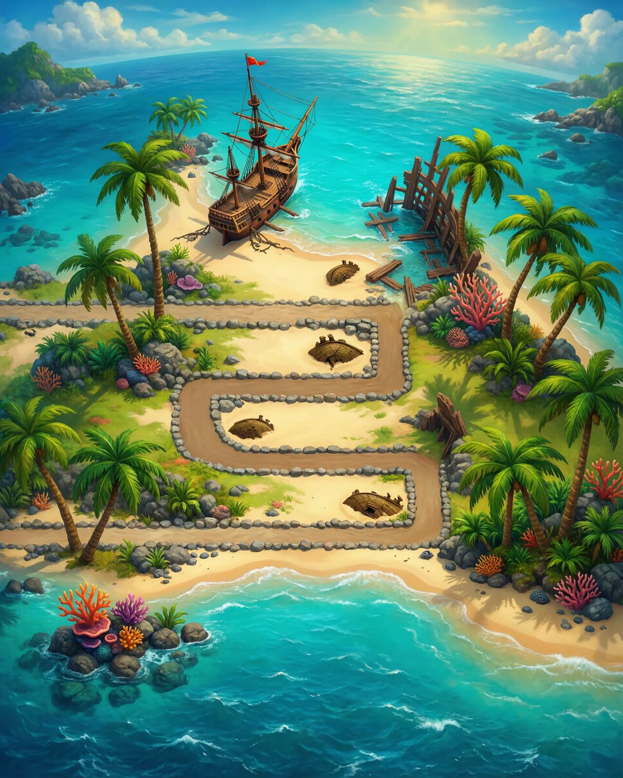 Shipwreck Cove map