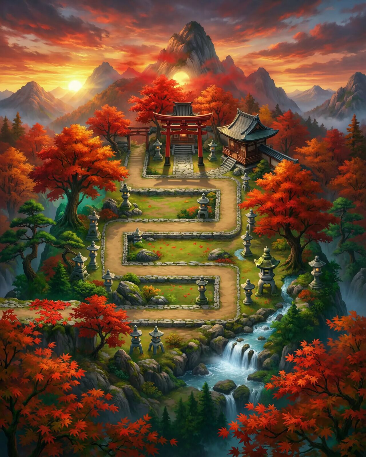 Maple Mountain Shrine map