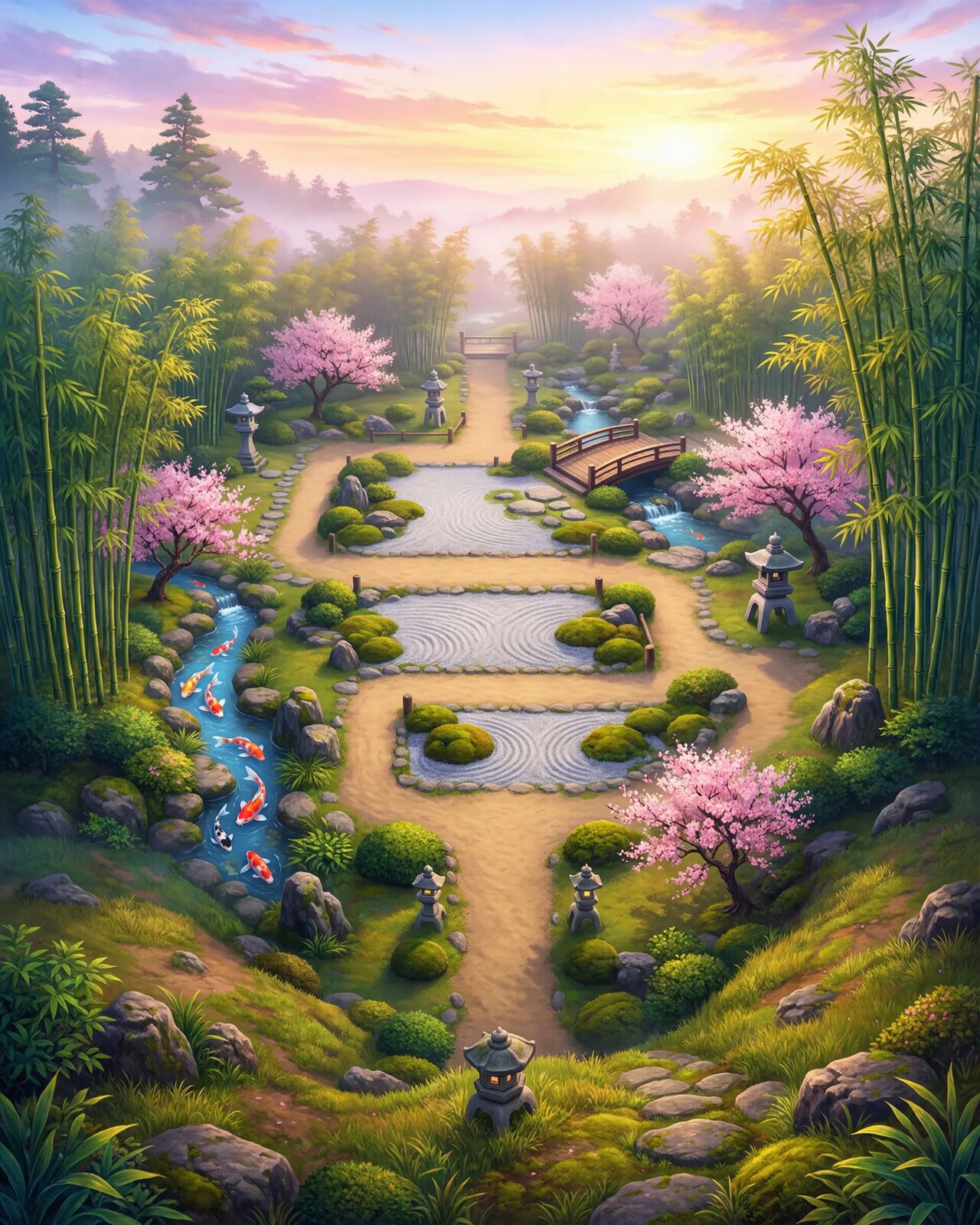 Bamboo Garden map