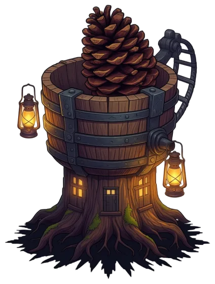 Pinecone Mortar